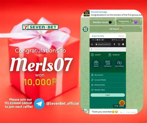 SevenBet Official Channel – Telegram.